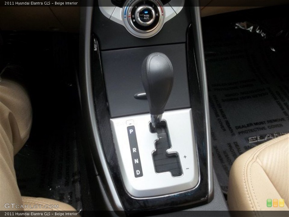 Beige Interior Transmission for the 2011 Hyundai Elantra GLS #81138911