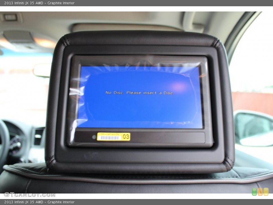 Graphite Interior Entertainment System for the 2013 Infiniti JX 35 AWD #81138948