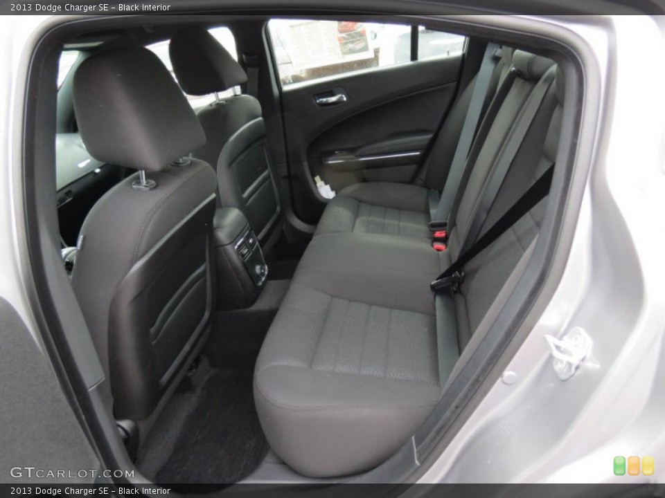Black Interior Rear Seat for the 2013 Dodge Charger SE #81138999