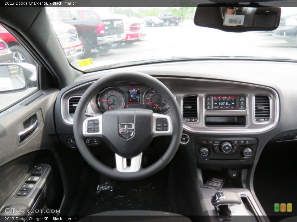 Black Interior Dashboard for the 2013 Dodge Charger SE #81139018