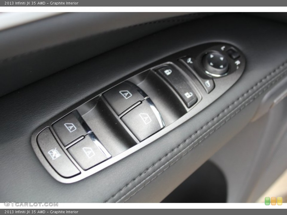 Graphite Interior Controls for the 2013 Infiniti JX 35 AWD #81139131