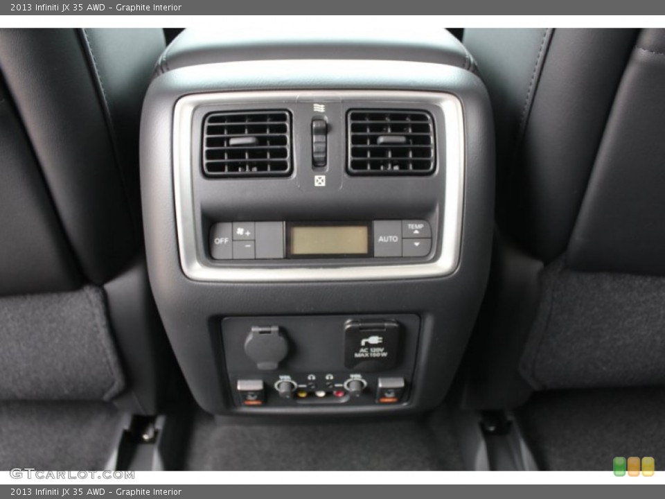 Graphite Interior Controls for the 2013 Infiniti JX 35 AWD #81139212