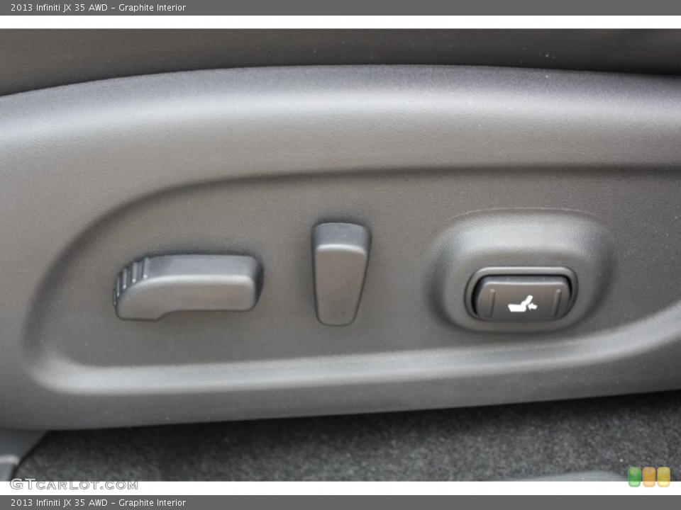Graphite Interior Controls for the 2013 Infiniti JX 35 AWD #81139348