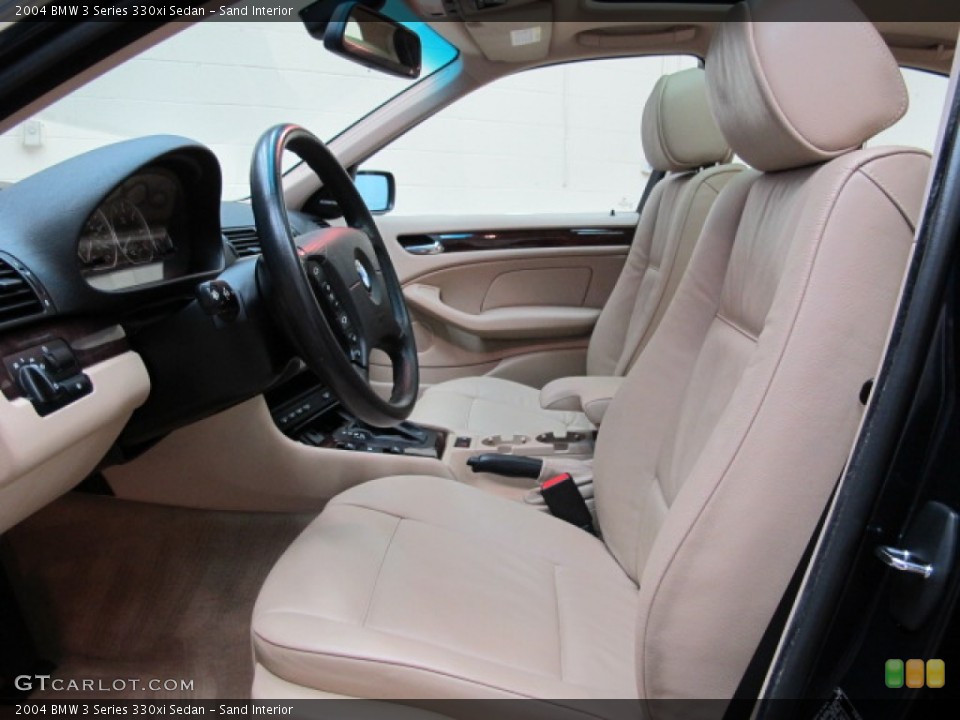 Sand Interior Photo for the 2004 BMW 3 Series 330xi Sedan #81140415
