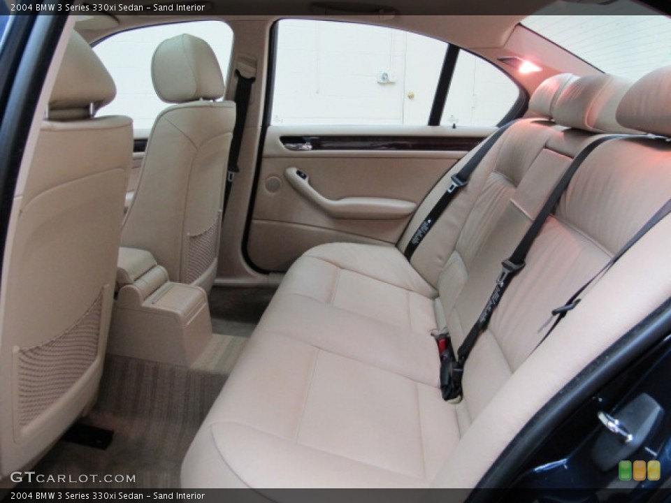 Sand Interior Rear Seat for the 2004 BMW 3 Series 330xi Sedan #81140463