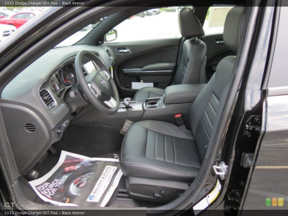 Black Interior Photo for the 2013 Dodge Charger SXT Plus #81141027