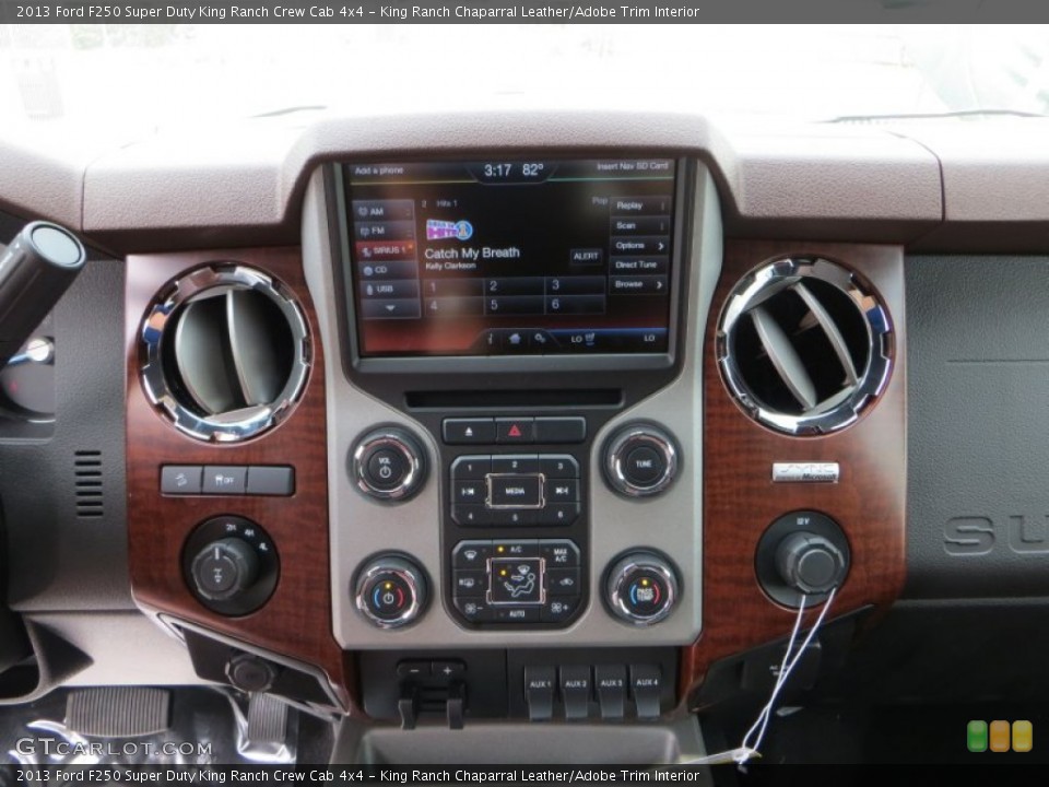 King Ranch Chaparral Leather/Adobe Trim Interior Controls for the 2013 Ford F250 Super Duty King Ranch Crew Cab 4x4 #81141739