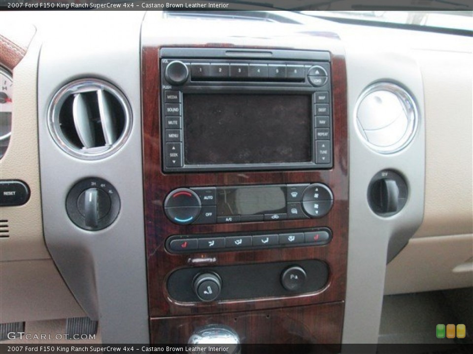 Castano Brown Leather Interior Controls for the 2007 Ford F150 King Ranch SuperCrew 4x4 #81143058