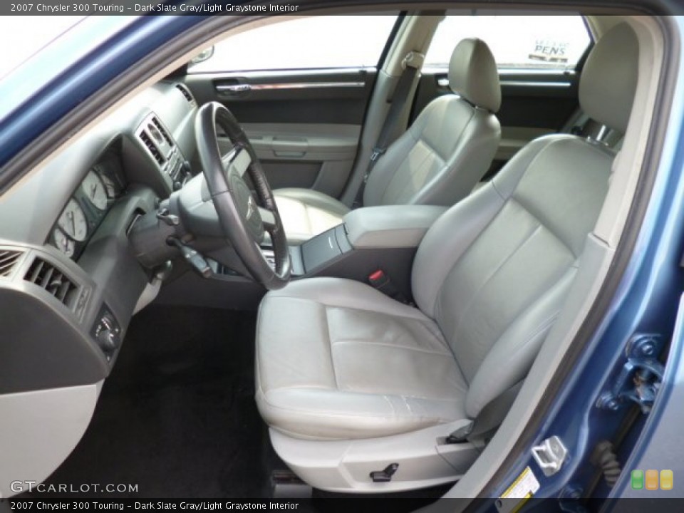 Dark Slate Gray/Light Graystone Interior Front Seat for the 2007 Chrysler 300 Touring #81143067