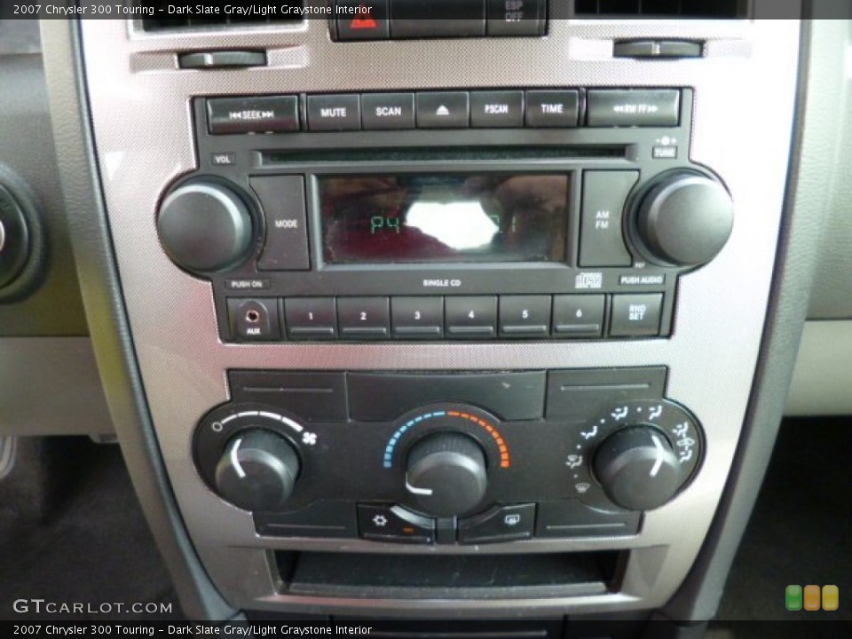 Dark Slate Gray/Light Graystone Interior Controls for the 2007 Chrysler 300 Touring #81143172