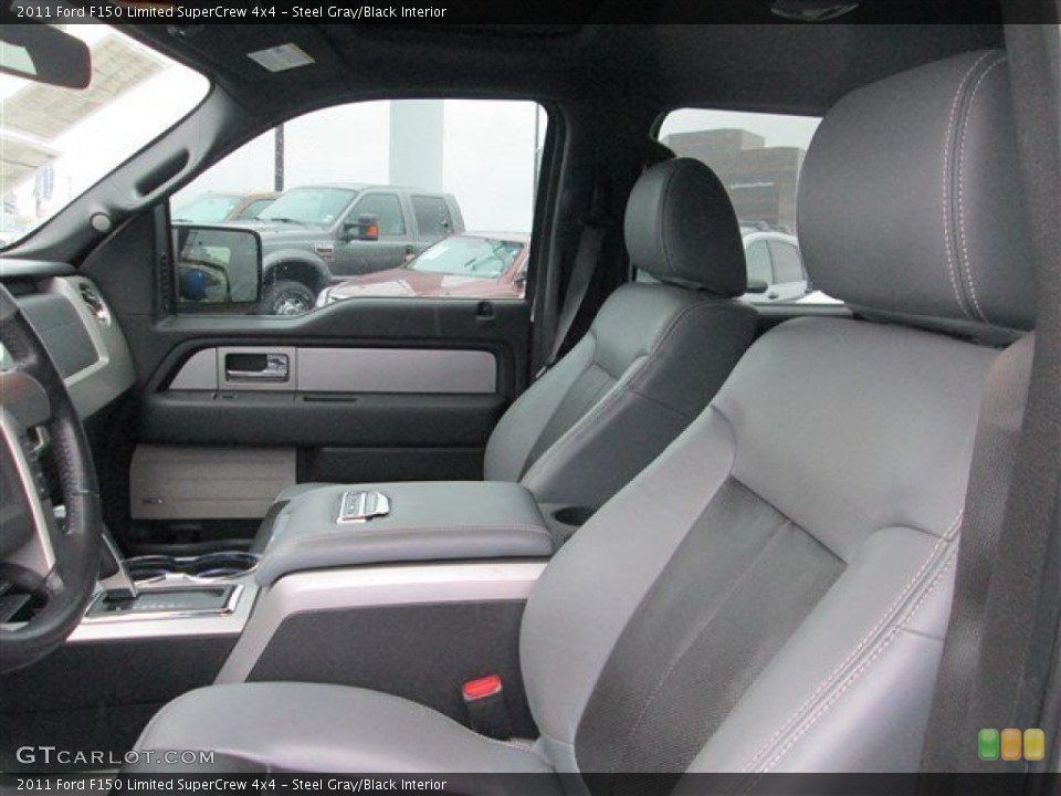 Steel Gray/Black Interior Photo for the 2011 Ford F150 Limited SuperCrew 4x4 #81143653