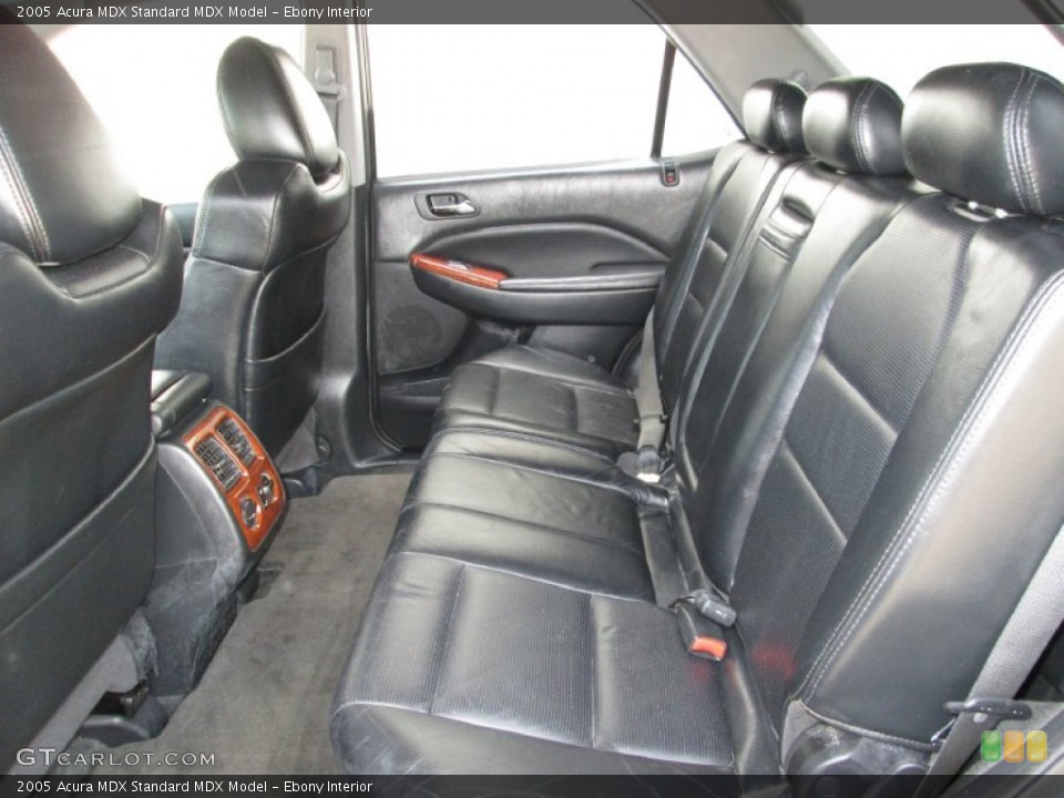 Ebony Interior Rear Seat for the 2005 Acura MDX  #81143703