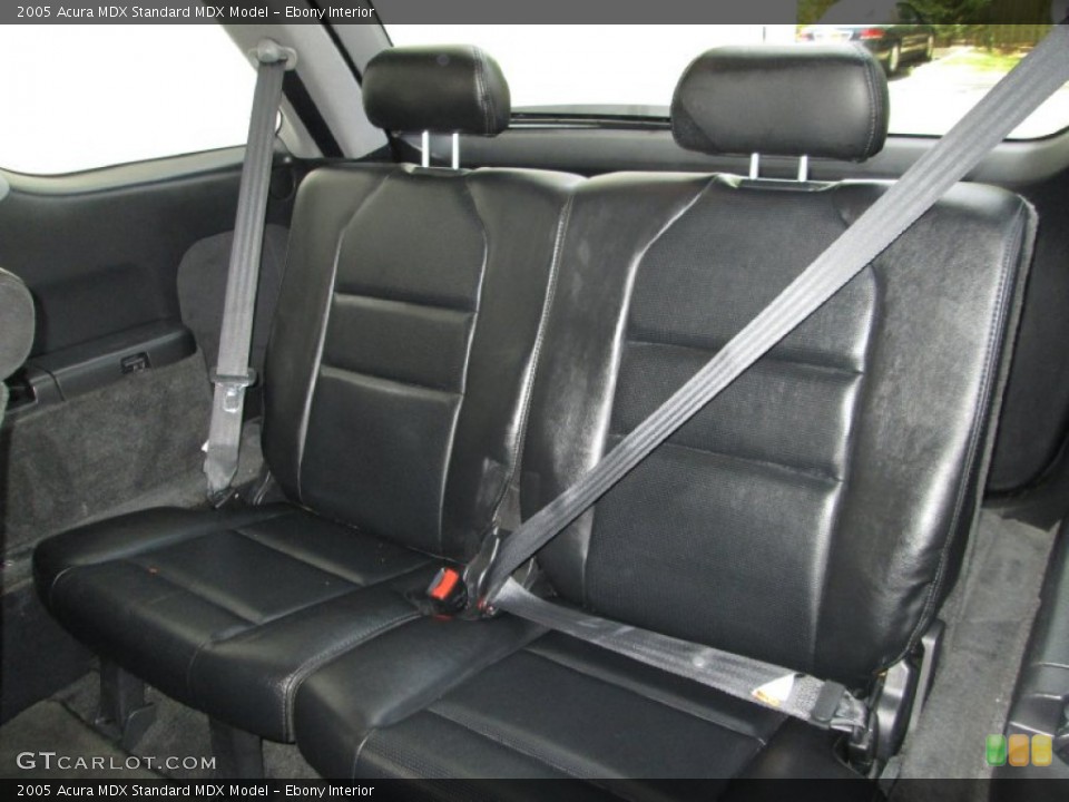Ebony Interior Rear Seat for the 2005 Acura MDX  #81143746