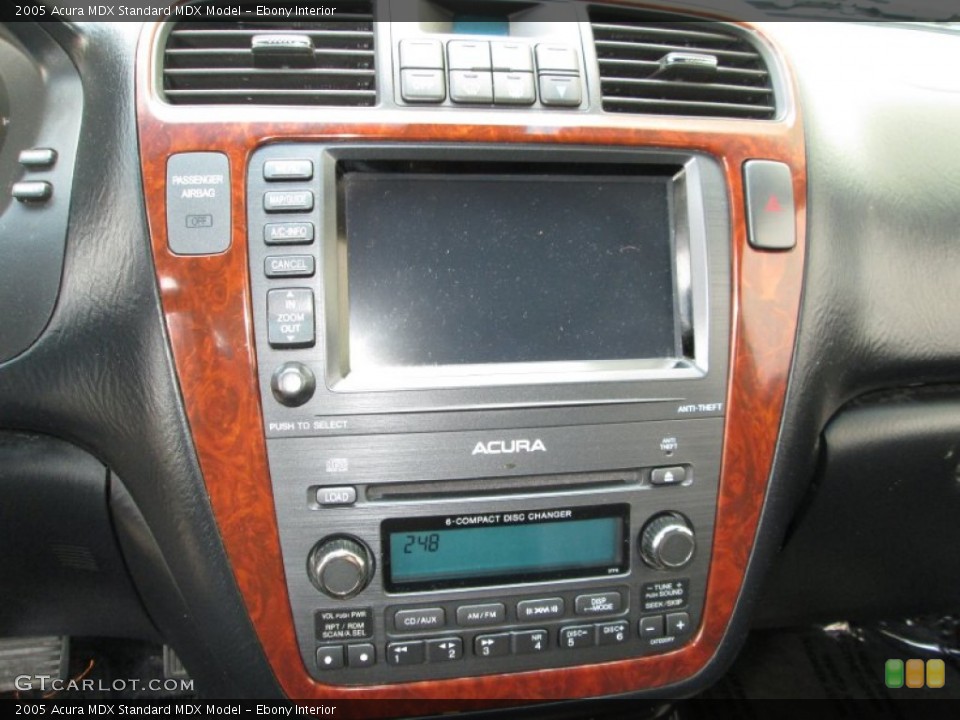 Ebony Interior Controls for the 2005 Acura MDX  #81143826