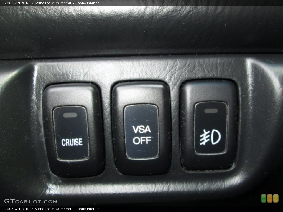 Ebony Interior Controls for the 2005 Acura MDX  #81143954