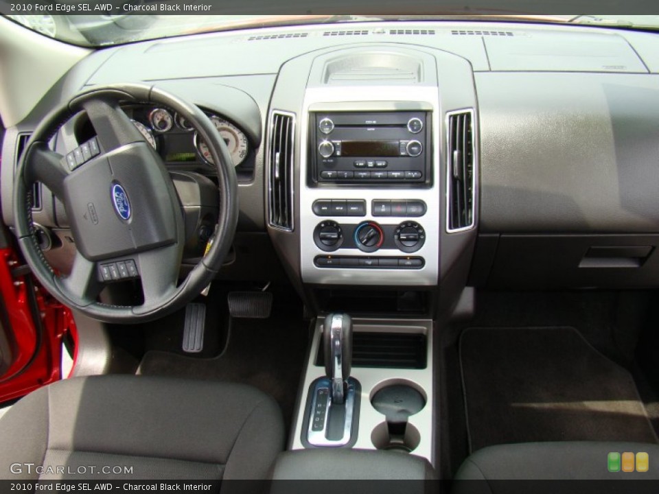 Charcoal Black Interior Dashboard for the 2010 Ford Edge SEL AWD #81144490