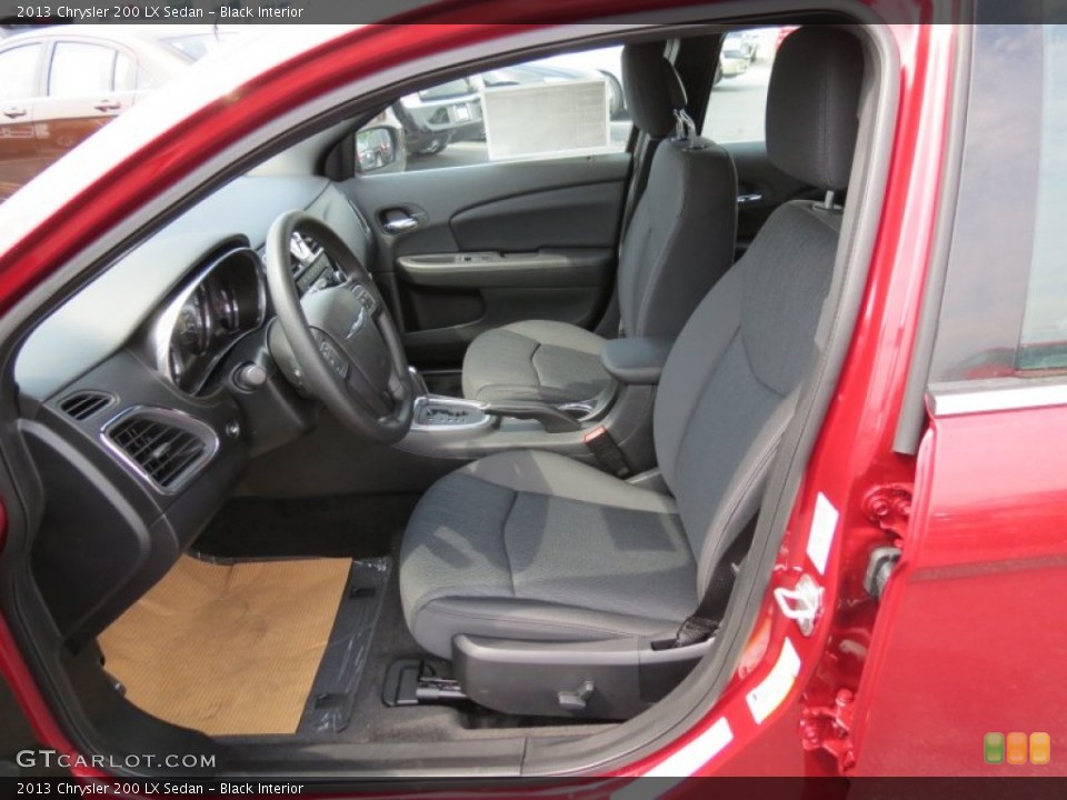 Black Interior Photo for the 2013 Chrysler 200 LX Sedan #81145096
