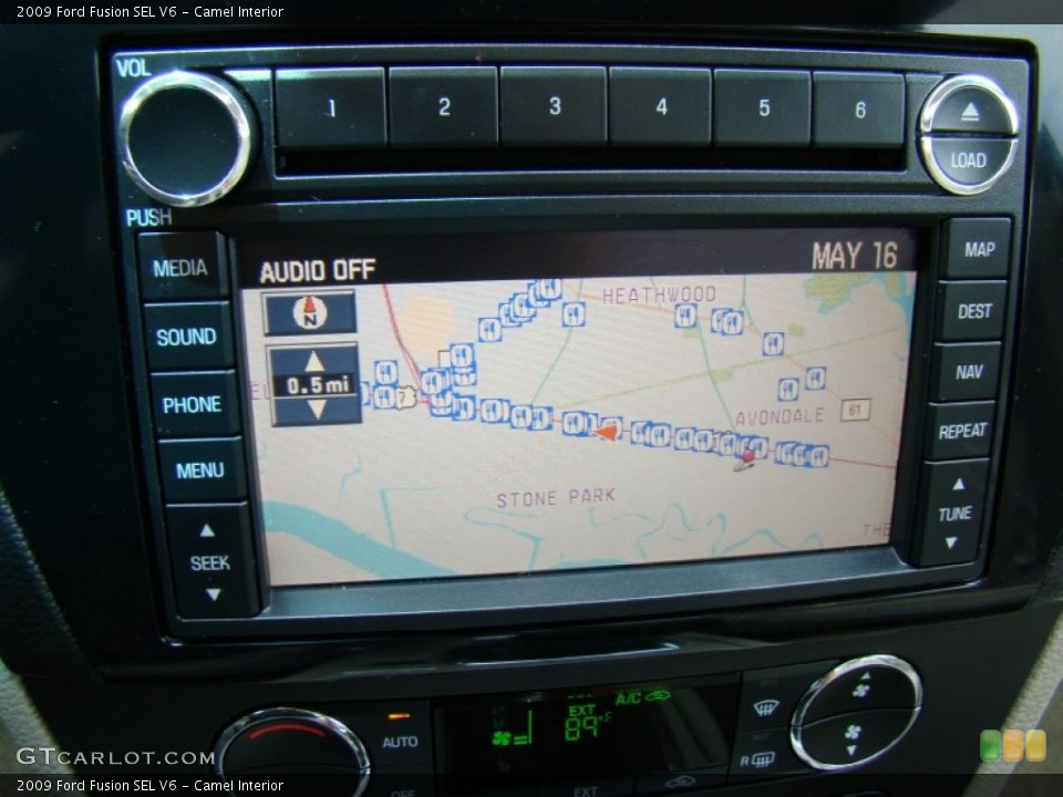 Camel Interior Navigation for the 2009 Ford Fusion SEL V6 #81145338