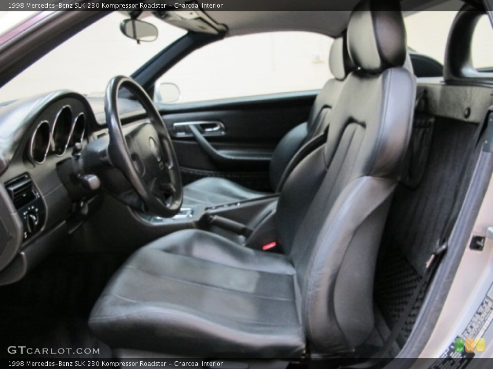 Charcoal Interior Front Seat for the 1998 Mercedes-Benz SLK 230 Kompressor Roadster #81145346