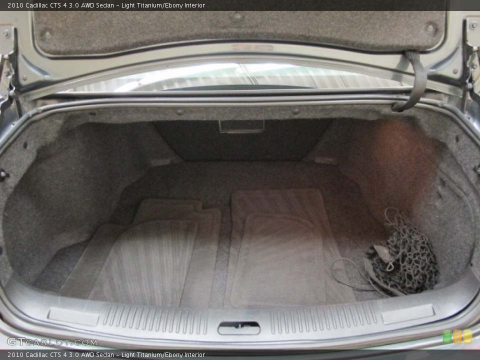 Light Titanium/Ebony Interior Trunk for the 2010 Cadillac CTS 4 3.0 AWD Sedan #81145893