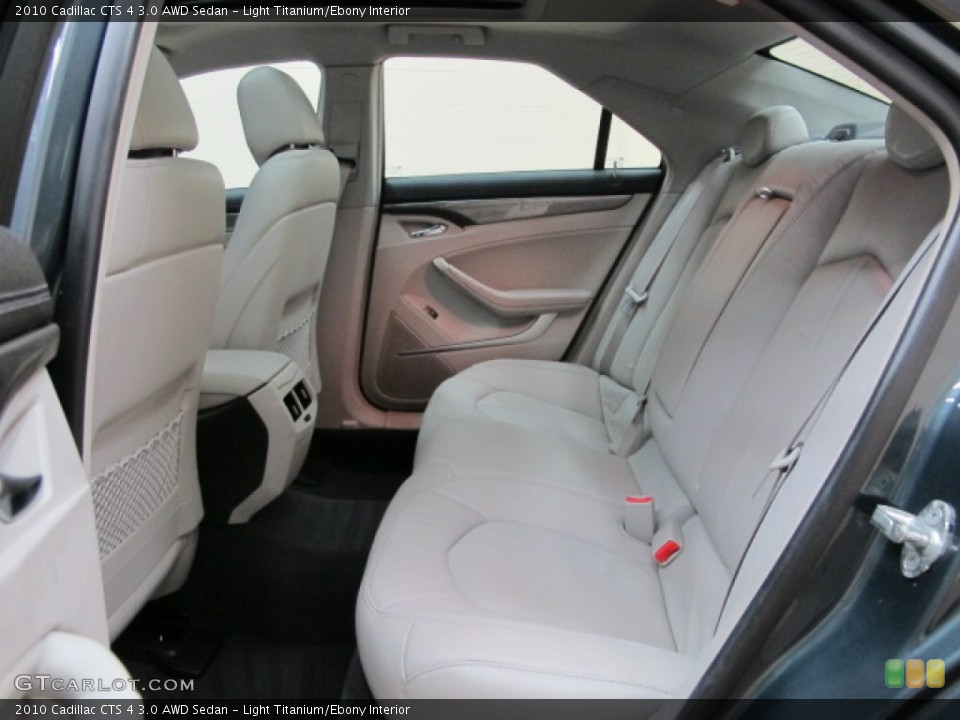 Light Titanium/Ebony Interior Rear Seat for the 2010 Cadillac CTS 4 3.0 AWD Sedan #81146083