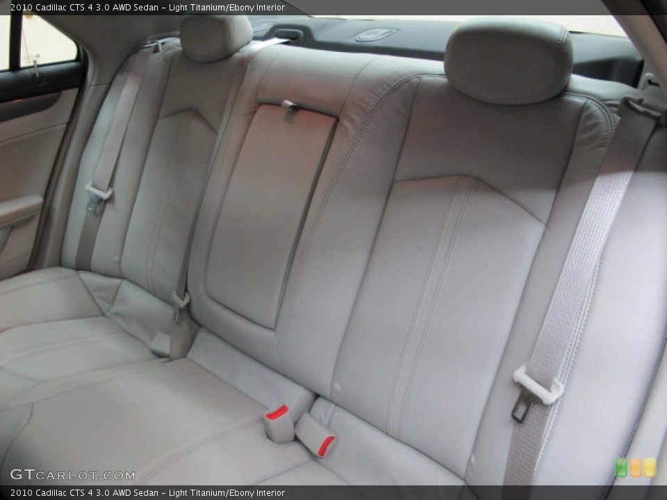 Light Titanium/Ebony Interior Rear Seat for the 2010 Cadillac CTS 4 3.0 AWD Sedan #81146108