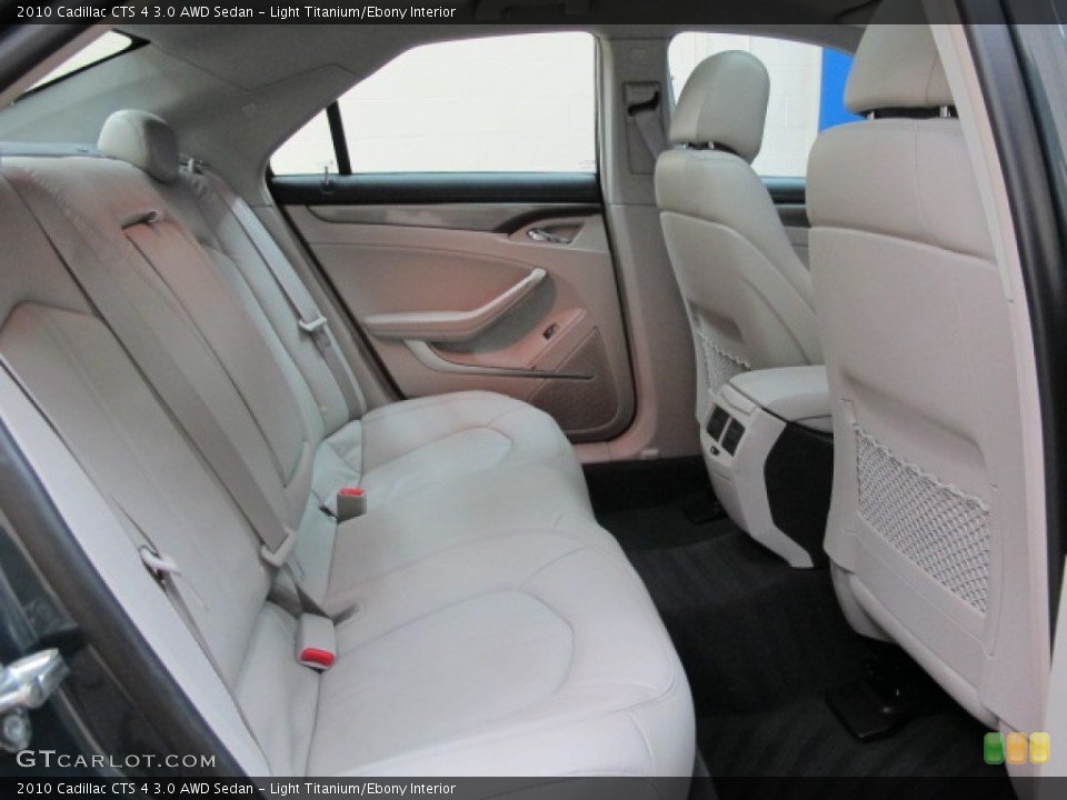 Light Titanium/Ebony Interior Rear Seat for the 2010 Cadillac CTS 4 3.0 AWD Sedan #81146133