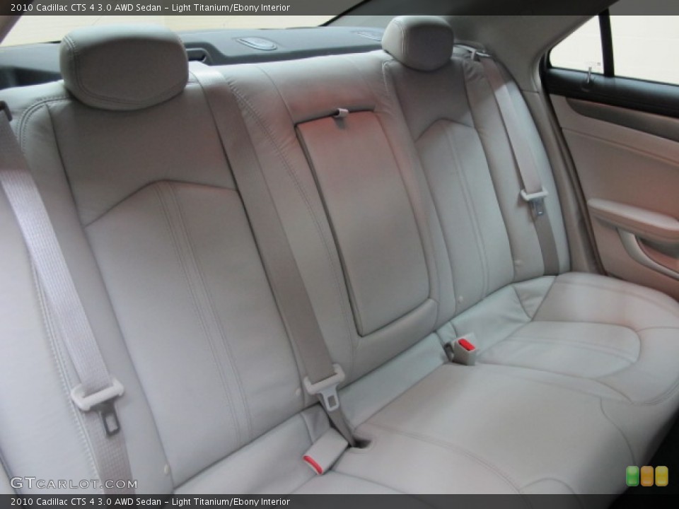 Light Titanium/Ebony Interior Rear Seat for the 2010 Cadillac CTS 4 3.0 AWD Sedan #81146157