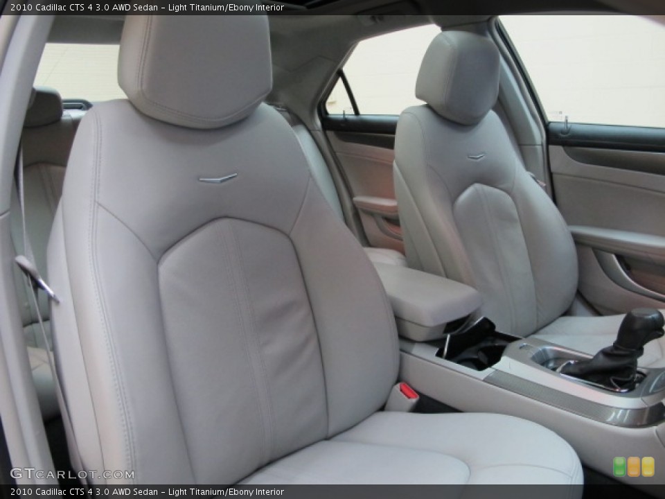 Light Titanium/Ebony Interior Front Seat for the 2010 Cadillac CTS 4 3.0 AWD Sedan #81146207