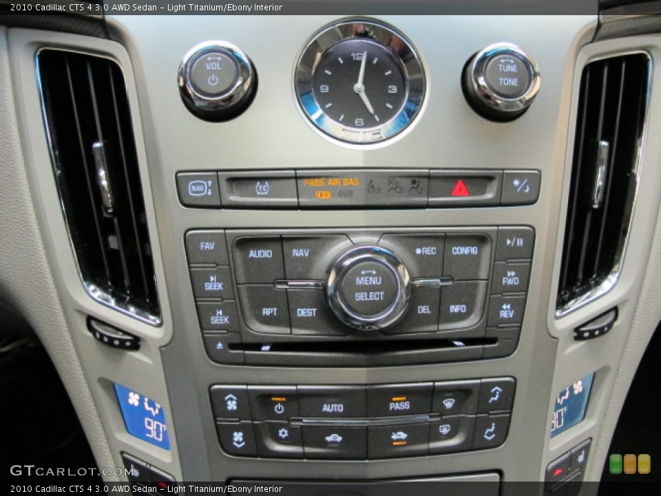 Light Titanium/Ebony Interior Controls for the 2010 Cadillac CTS 4 3.0 AWD Sedan #81146342