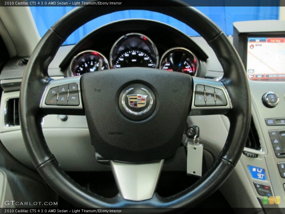 Light Titanium/Ebony Interior Steering Wheel for the 2010 Cadillac CTS 4 3.0 AWD Sedan #81146447