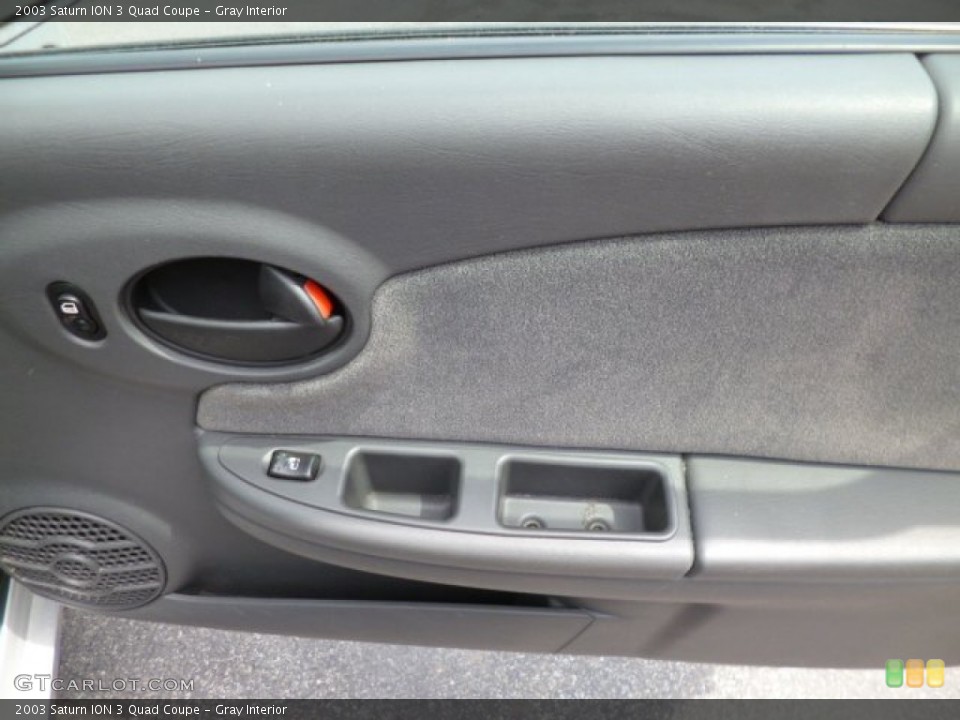 Gray Interior Door Panel for the 2003 Saturn ION 3 Quad Coupe #81147495