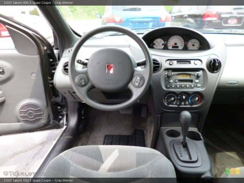 Gray Interior Dashboard for the 2003 Saturn ION 3 Quad Coupe #81147564