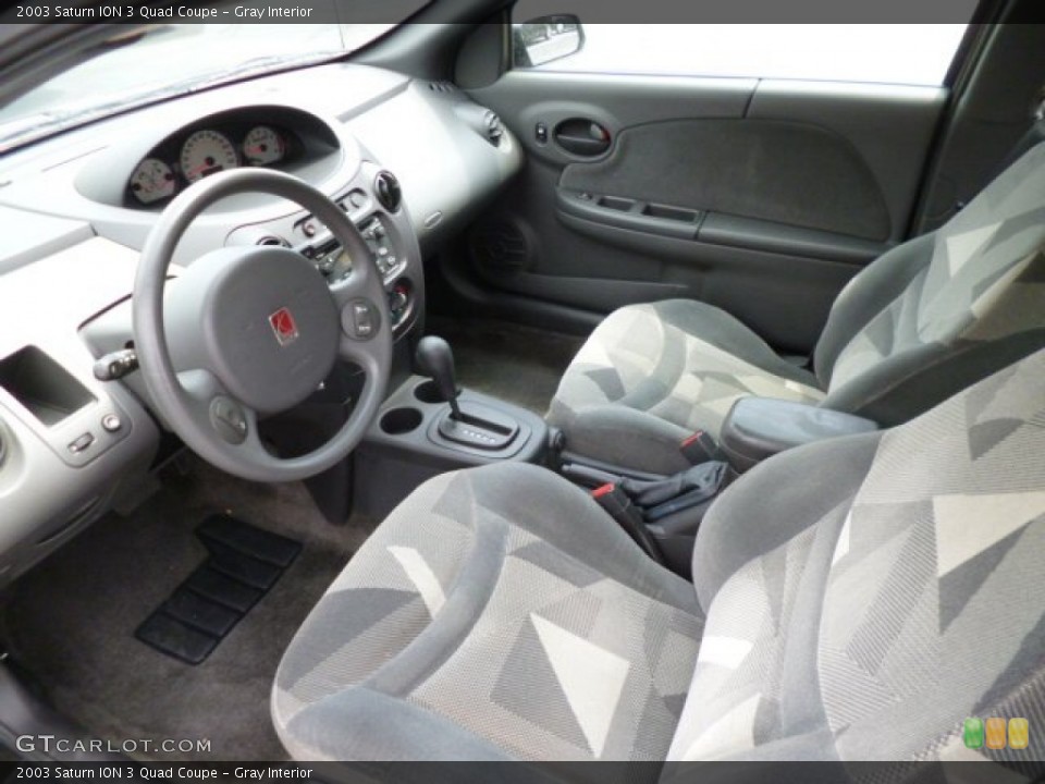 Gray Interior Prime Interior for the 2003 Saturn ION 3 Quad Coupe #81147608