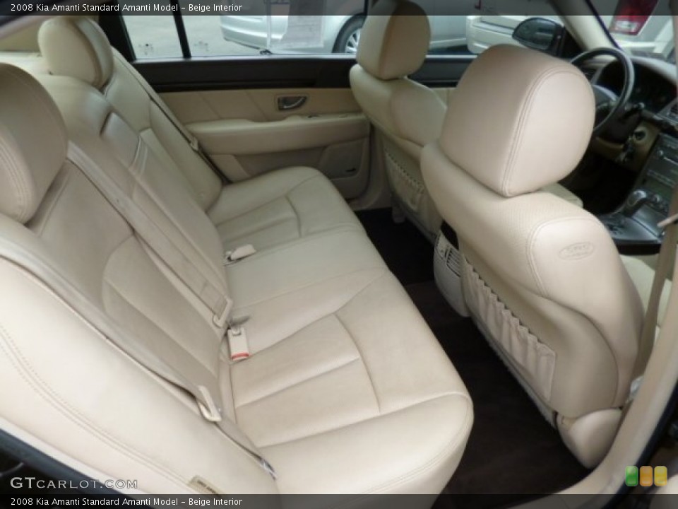 Beige Interior Rear Seat for the 2008 Kia Amanti  #81147954