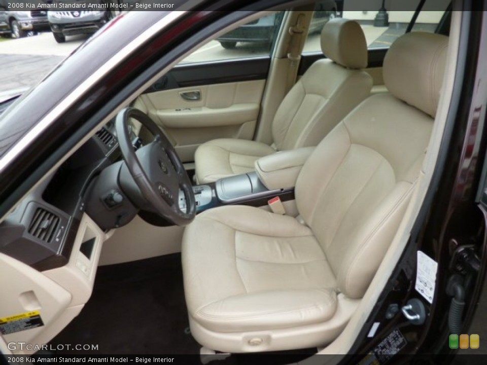 Beige Interior Front Seat for the 2008 Kia Amanti  #81148021