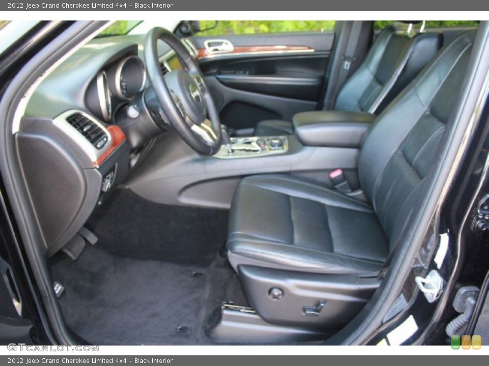 Black Interior Photo for the 2012 Jeep Grand Cherokee Limited 4x4 #81149250