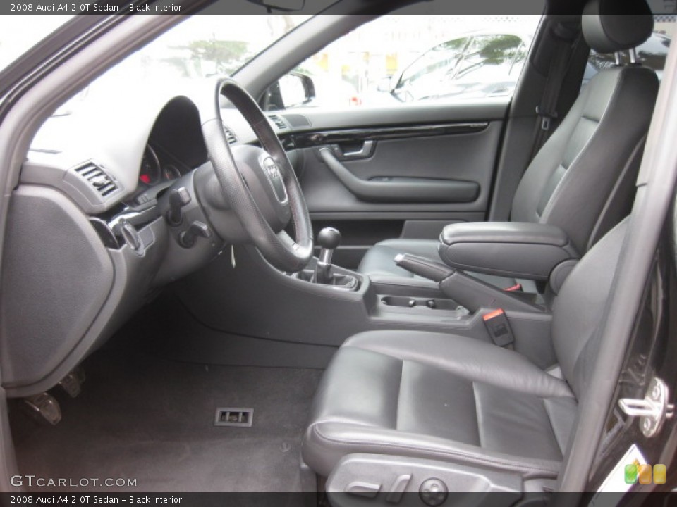 Black Interior Photo for the 2008 Audi A4 2.0T Sedan #81149308