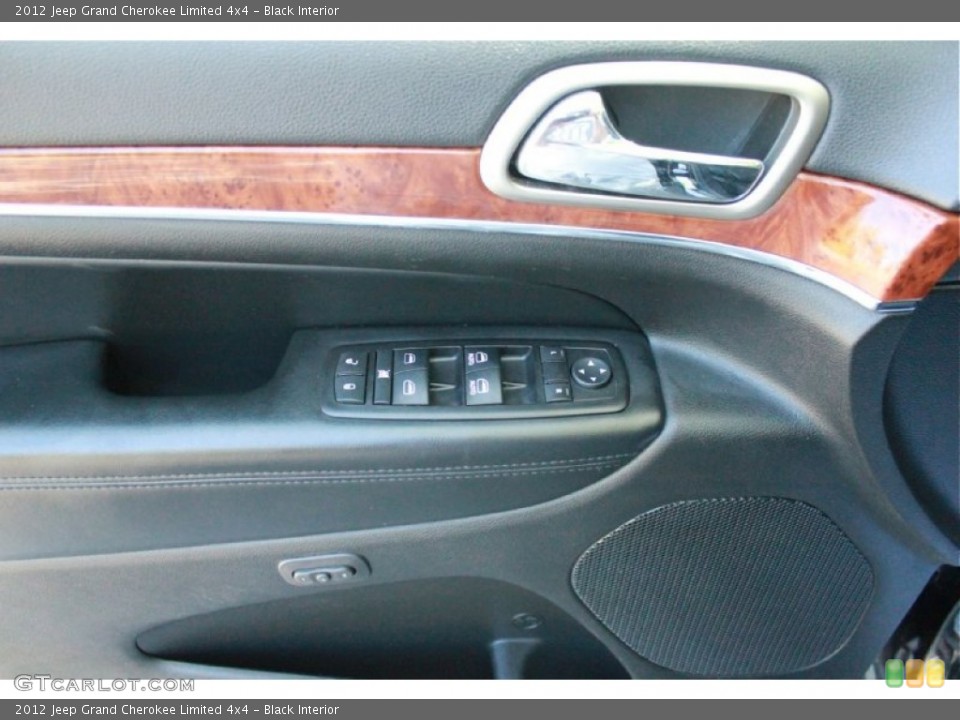 Black Interior Door Panel for the 2012 Jeep Grand Cherokee Limited 4x4 #81149322