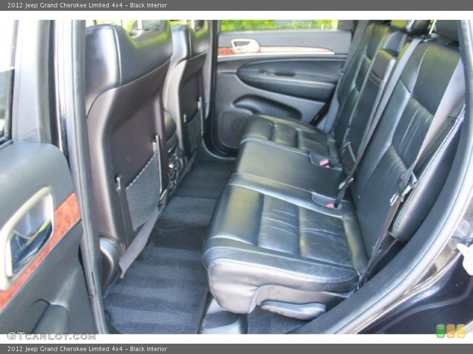 Black Interior Rear Seat for the 2012 Jeep Grand Cherokee Limited 4x4 #81149343