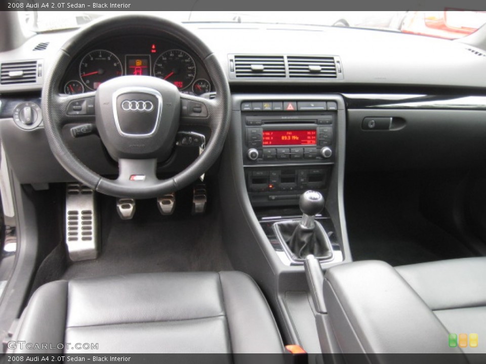 Black Interior Dashboard for the 2008 Audi A4 2.0T Sedan #81149369