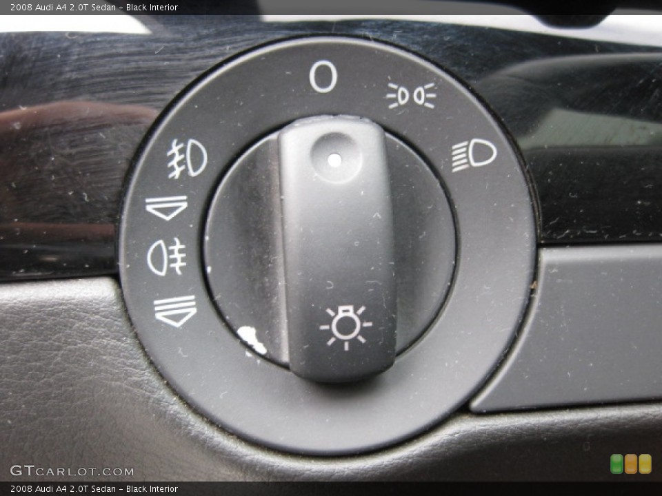 Black Interior Controls for the 2008 Audi A4 2.0T Sedan #81149409