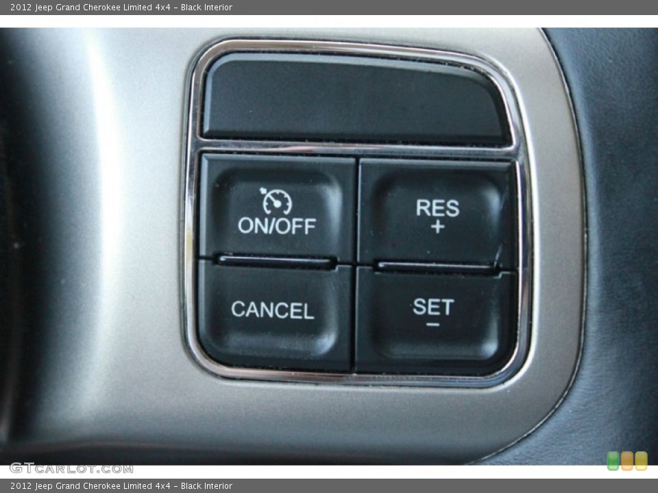 Black Interior Controls for the 2012 Jeep Grand Cherokee Limited 4x4 #81149427