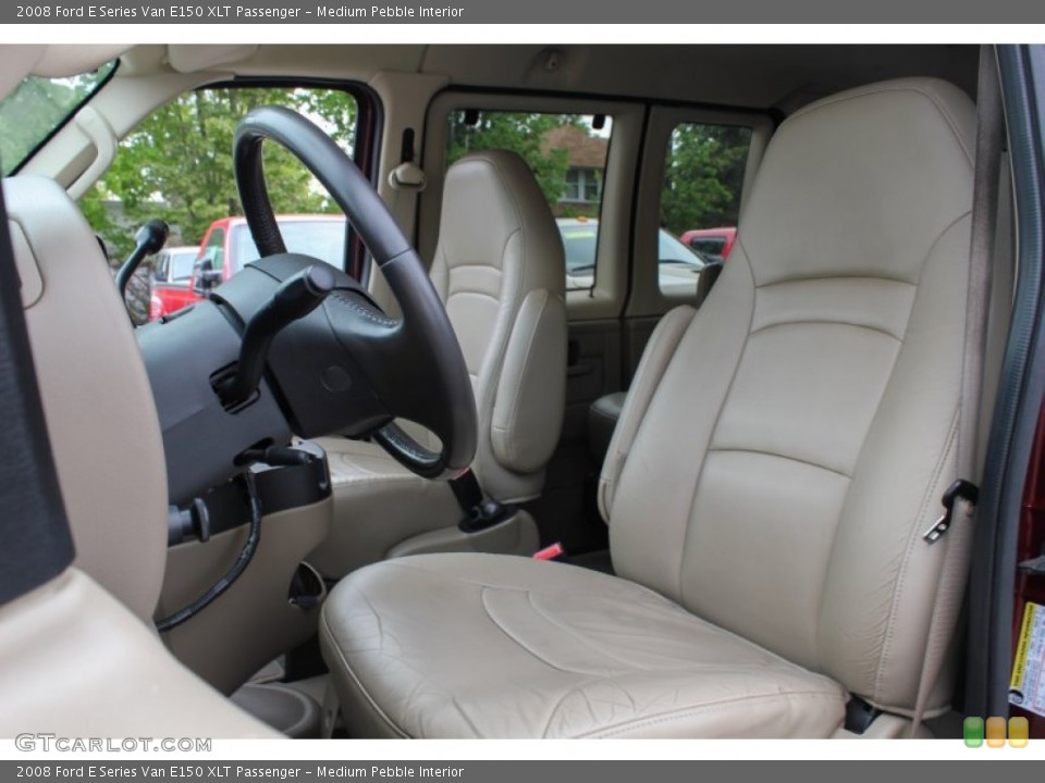 Medium Pebble Interior Front Seat for the 2008 Ford E Series Van E150 XLT Passenger #81151122
