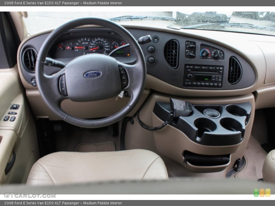 Medium Pebble Interior Dashboard for the 2008 Ford E Series Van E150 XLT Passenger #81151160