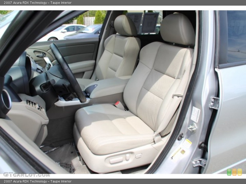 Taupe Interior Front Seat for the 2007 Acura RDX Technology #81151908