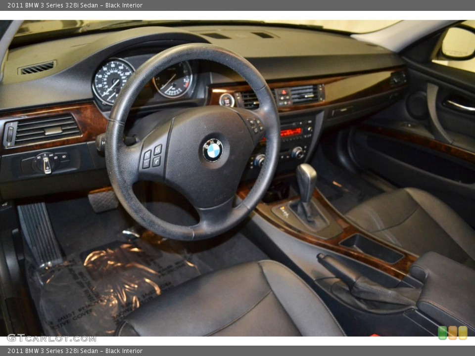 Black Interior Prime Interior for the 2011 BMW 3 Series 328i Sedan #81151917
