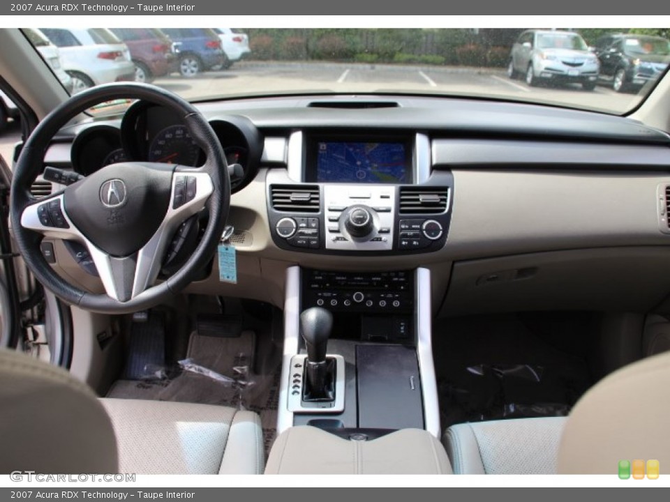 Taupe Interior Dashboard for the 2007 Acura RDX Technology #81151929