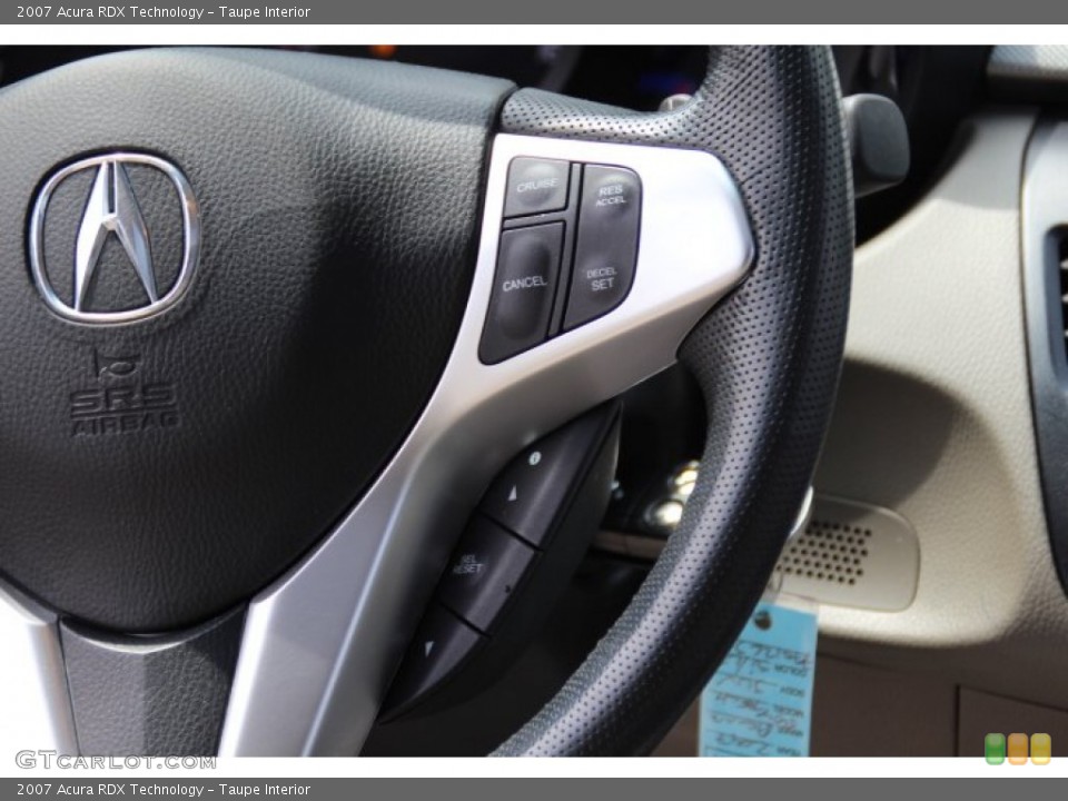 Taupe Interior Controls for the 2007 Acura RDX Technology #81152017