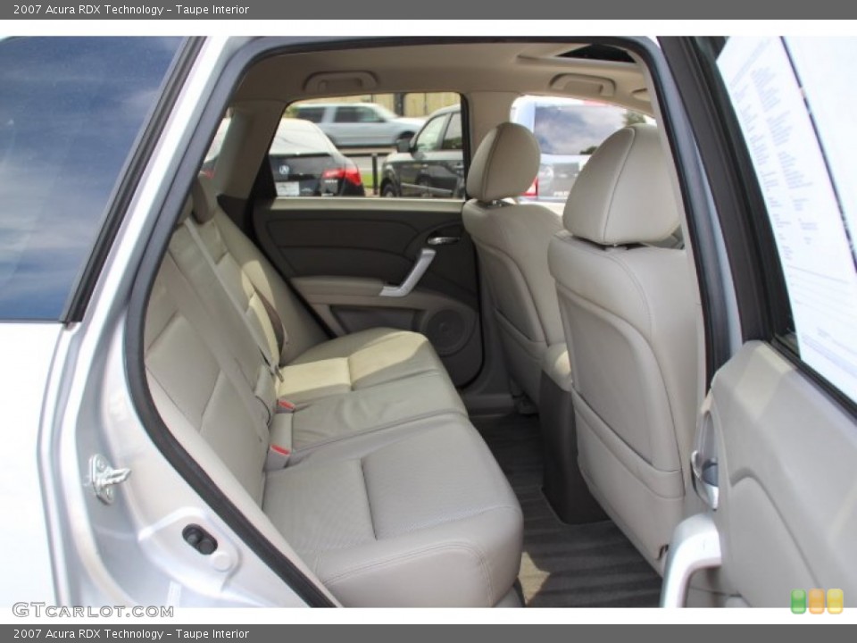 Taupe Interior Rear Seat for the 2007 Acura RDX Technology #81152124